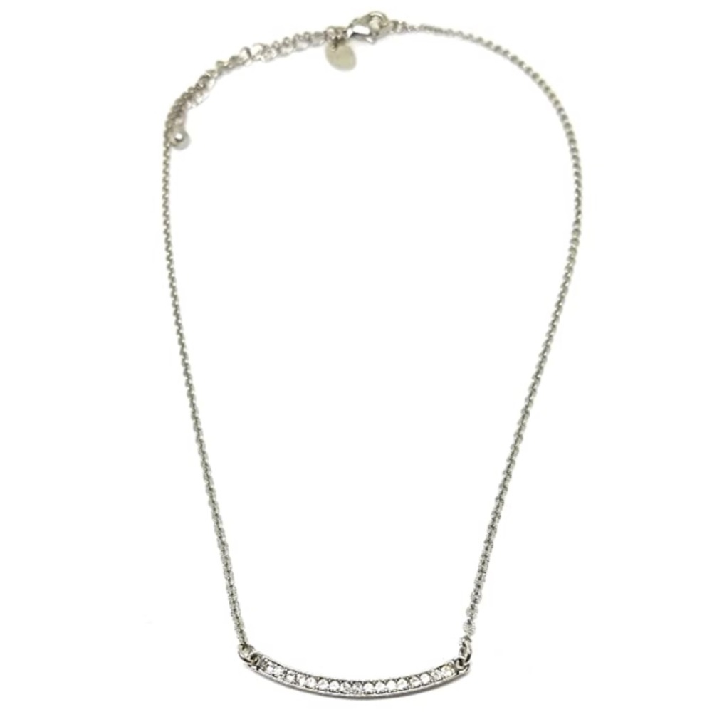 *SOLD* Lia Sophia Silver Diamond Necklace